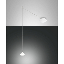 Luci a sospesione ISABELLA 1-Lampadina IP20, cromo, satinato, bianco dimmerabile