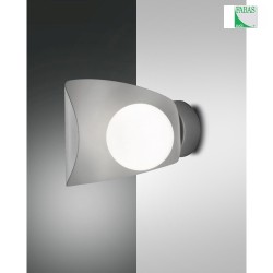 Lampada da parete ADRIA IP20, Argento-grigio, Bianco 