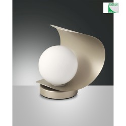 Lampe de table ADRIA avec capteur, dimmable IP20, or mat, blanche gradable