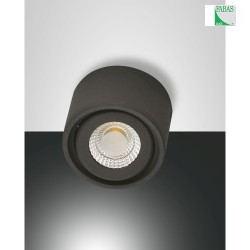 LED Spot ANZIO, 1x 6W, 3000K, 540lm, IP20, anthracite