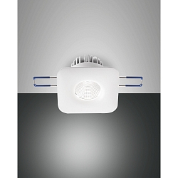 Apparecchio da incasso a soffitto SIGMA incluso l'autista, Set di 1 IP40, trasparente, Bianco 