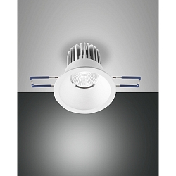 Apparecchio da incasso a soffitto SIGMA incluso l'autista, Set di 1 IP40, trasparente, Bianco 