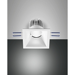 Apparecchio da incasso a soffitto SIGMA incluso l'autista, Set di 1 IP40, trasparente, Bianco 