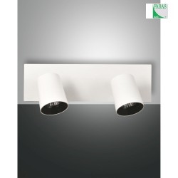 Spot MODO 2-Lampadine, regolabile GU10 IP20, Bianco dimmerabile