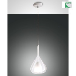 Luci a sospesione LILA 1-Lampadina E27 IP20, trasparente, Bianco dimmerabile