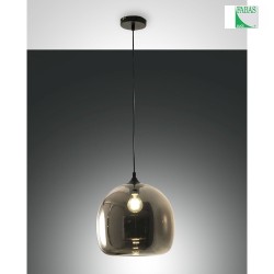 Luci a sospesione MAIA regolabile E27 IP20, colori del fumo, Nero dimmerabile
