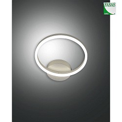 Luminaire mural GIOTTO  30CM SINGLE direct, indirect IP20, satin, blanche gradable
