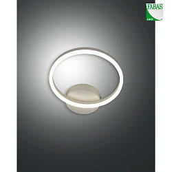 Luminaire mural GIOTTO  30CM SINGLE direct, indirect IP20, satin, blanche gradable