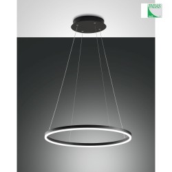 Luci a sospesione GIOTTO 1 elemento IP20, satinato, nero dimmerabile