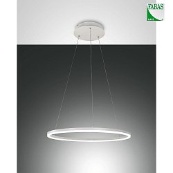 LED Pendant luminaire GIOTTO, incl. Smartluce, 2x 18W, 3000K, 3240lm, IP20, white