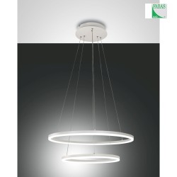 LED Pendelleuchte GIOTTO, 2-fach,  40/60cm, 52W 3000K 5320lm, dimmbar, Wei