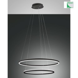 Luminaire  suspension GIOTTO Smartluce inclus IP20, satin, noir  gradable