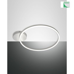 LED Ceiling luminaire GIOTTO, 1x 36W, 3000K, 3240lm, IP20, white