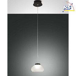 Luci a sospesione ARABELLA breve, controllabile con la voce, incluso Smartluce IP20, nero, bianco dimmerabile