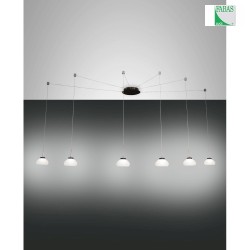 LED Pendelleuchte ARABELLA, 6x 8W, 3000K, 4320lm, IP20, wei