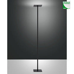 Lampada da terra IDEAL IP20, satinato, nero dimmerabile