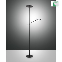 LED Floor lamp REGINA, 36W+12W, 3000K, 3000/800lm, IP20, black
