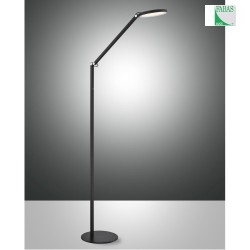 LED Floor lamp REGINA Reading luminaire, 1x 10W, 2700-5000K, 1000lm, IP20, black