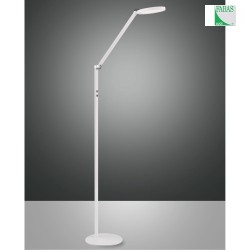 LED Stehleuchte / Leseleuchte REGINA, 9W 2700-5000K (Tunable White) 1135lm, neigbar, mit Touch-Dimmer, Wei