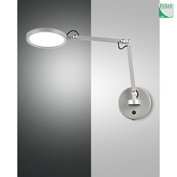 LED Wandleuchte REGINA, 1x9W, 3000-5000K, IP20, Aluminium