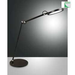 Lampada da tavolo REGINA dimmerabile, Tunable White, regolabile IP20, Satinato, Nero dimmerabile