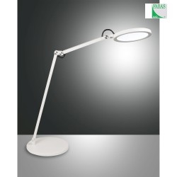 Lampe de table REGINA dimmable, Tunable White, rglable IP20, satin, blanche gradable