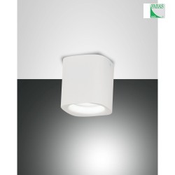 Spot SMOOTH 1-Lampadina, angolare GU10 IP44, Bianco dimmerabile