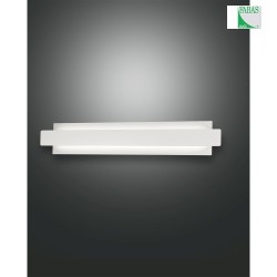 Luminaire mural REGOLO haut bas, indirect IP20, satin, blanche gradable