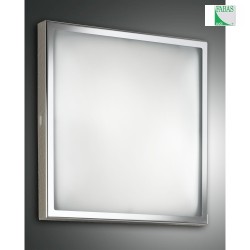 LED Ceiling luminaire OSAKA LED, 1x 24W, 3000K, 2100lm, IP20, chromed