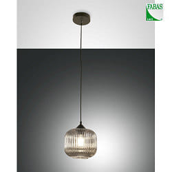 Luci a sospesione DOCK E27 IP20, Grigio, Nero, trasparente, fum