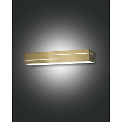 Luminaire mural BANNY haut bas IP20, laiton, satin gradable