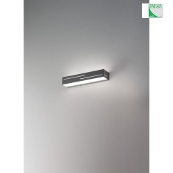 Lampada da parete BANNY su / gi, indiretto IP20, antracite, Bianco opaco dimmerabile