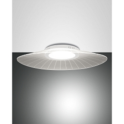 LED Deckenleuchte VELA, 24W, 3000K, 5400lm, IP20, Smartluce kompatibel, wei