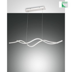 LED Pendant luminaire SINUO, 2x 18W, 3000K, 3880lm, IP20, white