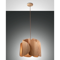 Pendant luminaire PEVERO, E27, IP20, ash wood