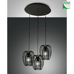 Luminaire  suspension CAMP 3 flammes E27 IP20, blanche