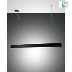 Luci a sospesione NEXT su / gi, con dimmer a sfioramento IP20, satinato, nero dimmerabile