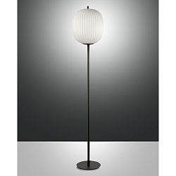 Floor lamp DOMIZIA, E27, IP20, black / white
