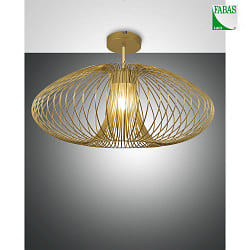 Deckenleuchte FASSA, E27, IP20, gold edelmatt