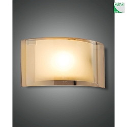 Lampada da parete ALIDE E27 IP20, Ambra, Bianco 