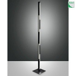 Lampada da terra LING IP20, Nero dimmerabile