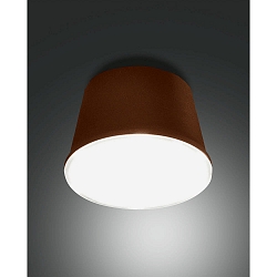 Battery lamp ARMANDA IP54, rust brown dimmable