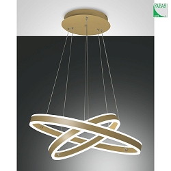 Luci a sospesione PALAU IP20, oro, opaco dimmerabile