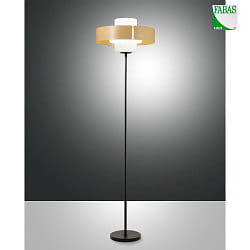 floor lamp LOTO E27 IP20, black dimmable