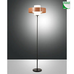 floor lamp LOTO E27 IP20, black dimmable
