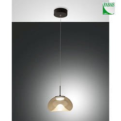 Luminaire  suspension BRENA  1 flamme IP20, noir gradable