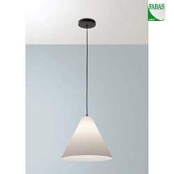 Luminaire  suspension CONE E27 IP20, noir, bordeaux