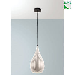 Luminaire  suspension LISA E27 IP20, noir, bordeaux
