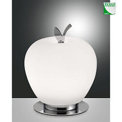 LED Tischleuchte WENDY, 8W, 3000K, 780lm, IP20, dimmbar, wei/verchromt