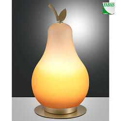 Lampe de table WILMA IP20, laiton satin gradable